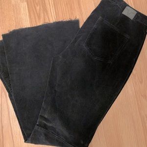 L&B Black Corduroy Bell Bottoms